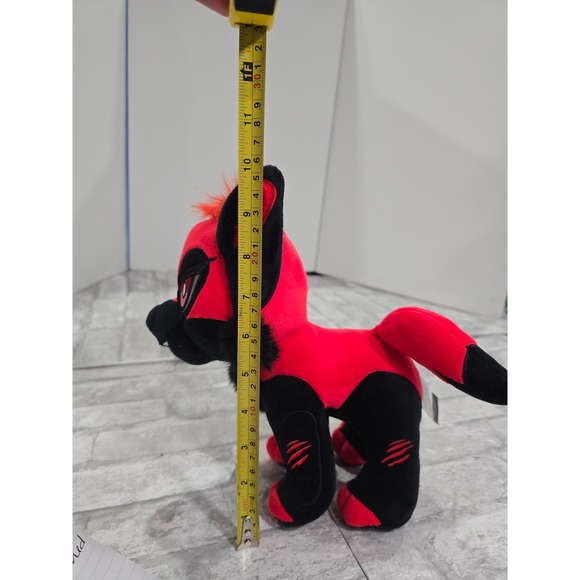 Evil Geniuses Domonique Sonic Fox Red Black 10" Fursona Plush Furry Cosplay - Picture 9 of 10
